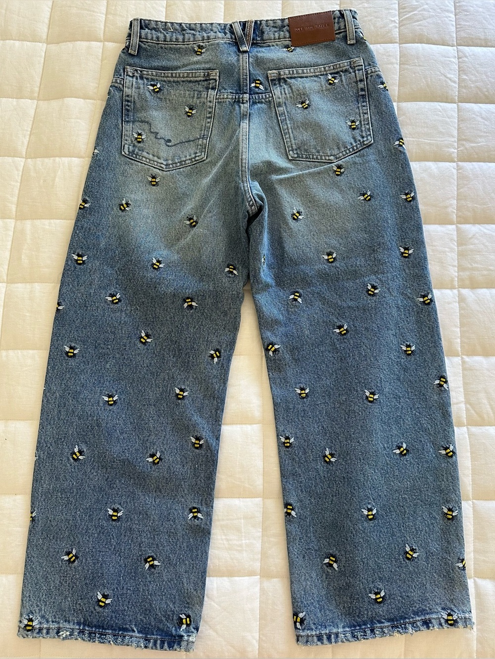 New Never Worn, We The Free Bee Barrel Jean Size 26 - Picture 2 of 7